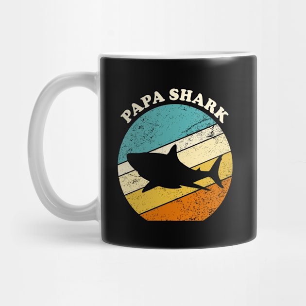 Papa shark vintage by Inyourdesigns